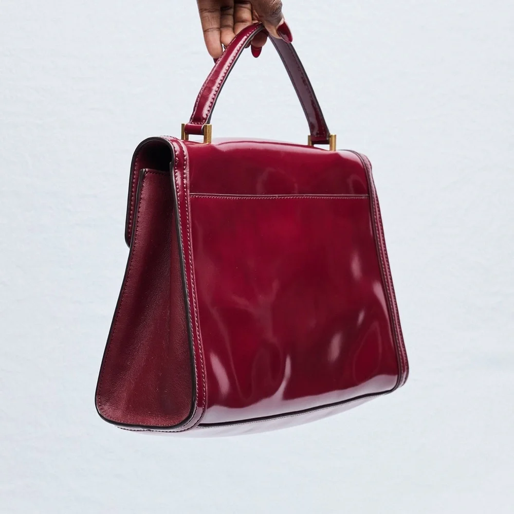 Tory Burch Patent Juliette‎ Top Handle Bag Condition